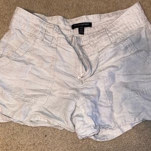 00P~ banana republic linen shorts